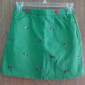 Hartstrings - Girl's Dog Embroidered Skort - Size 10